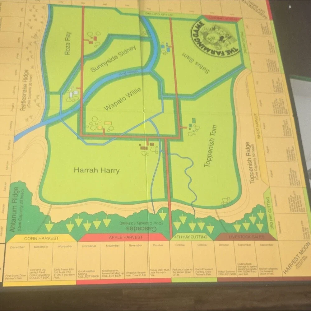 The Farming Game Harvest the Fun 20th Anniversary Edition Complete Board Game